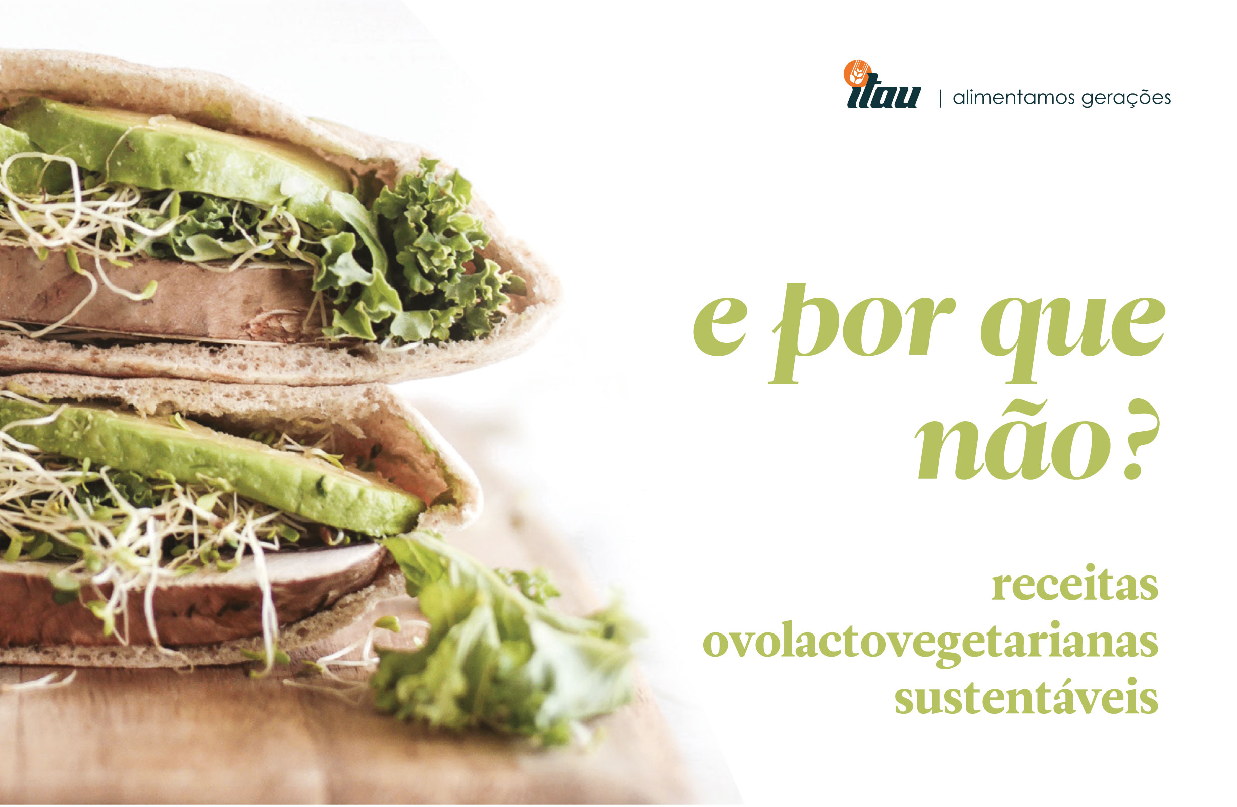 E-book “E por que não? Receitas Ovolactovegetarianas Sustentáveis”