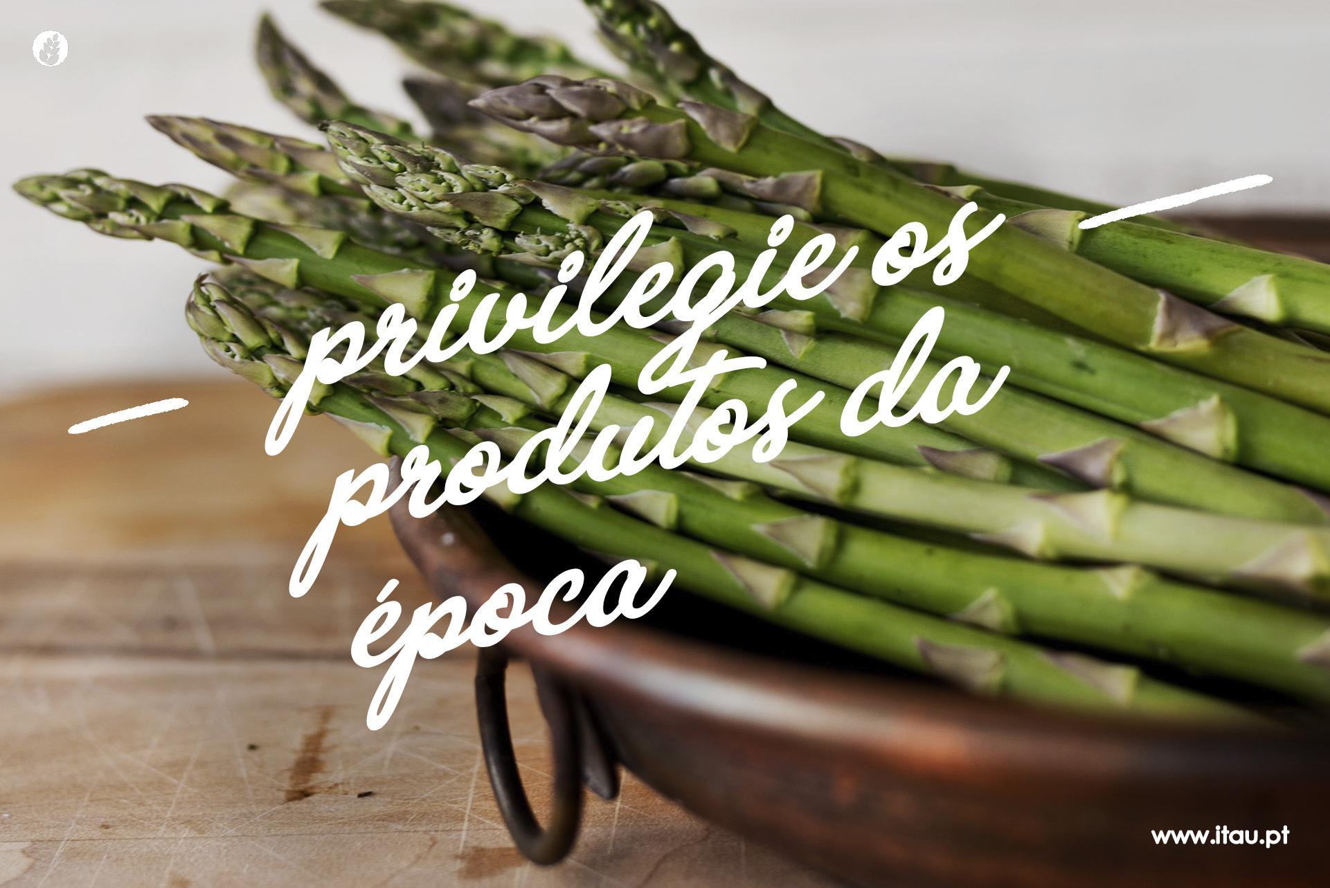 Privilegie os produtos da época – Espargos