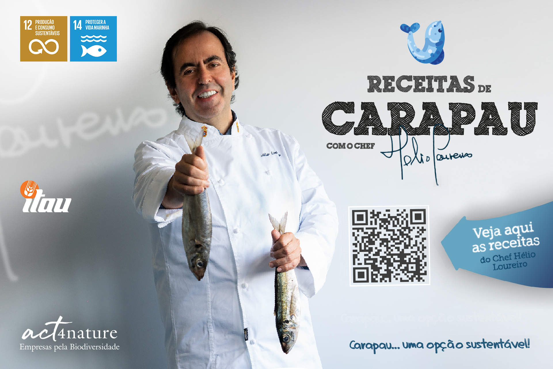 Receitas de Carapau com o Chef Hélio Loureiro