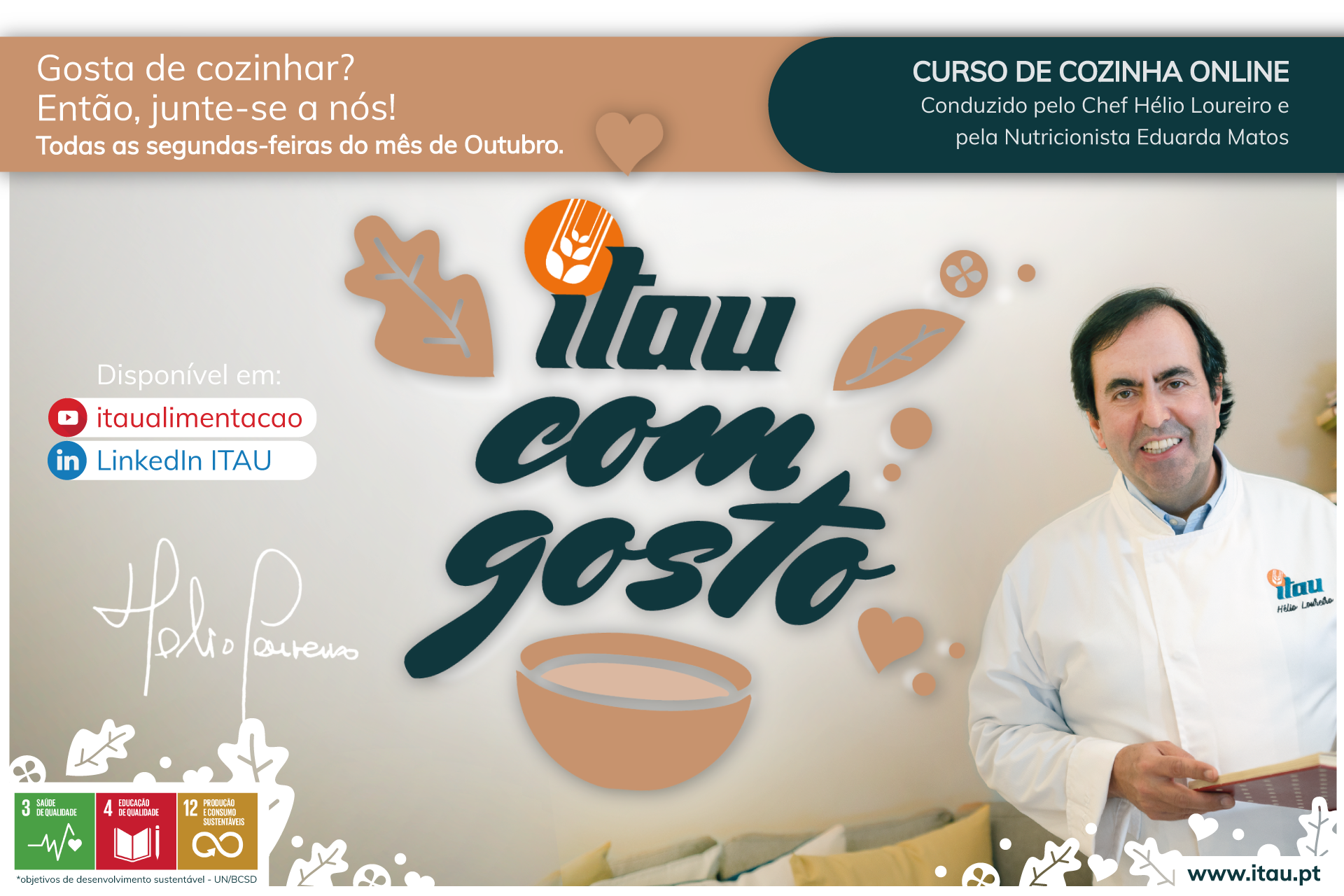 ITAU com Gosto - Curso de Cozinha