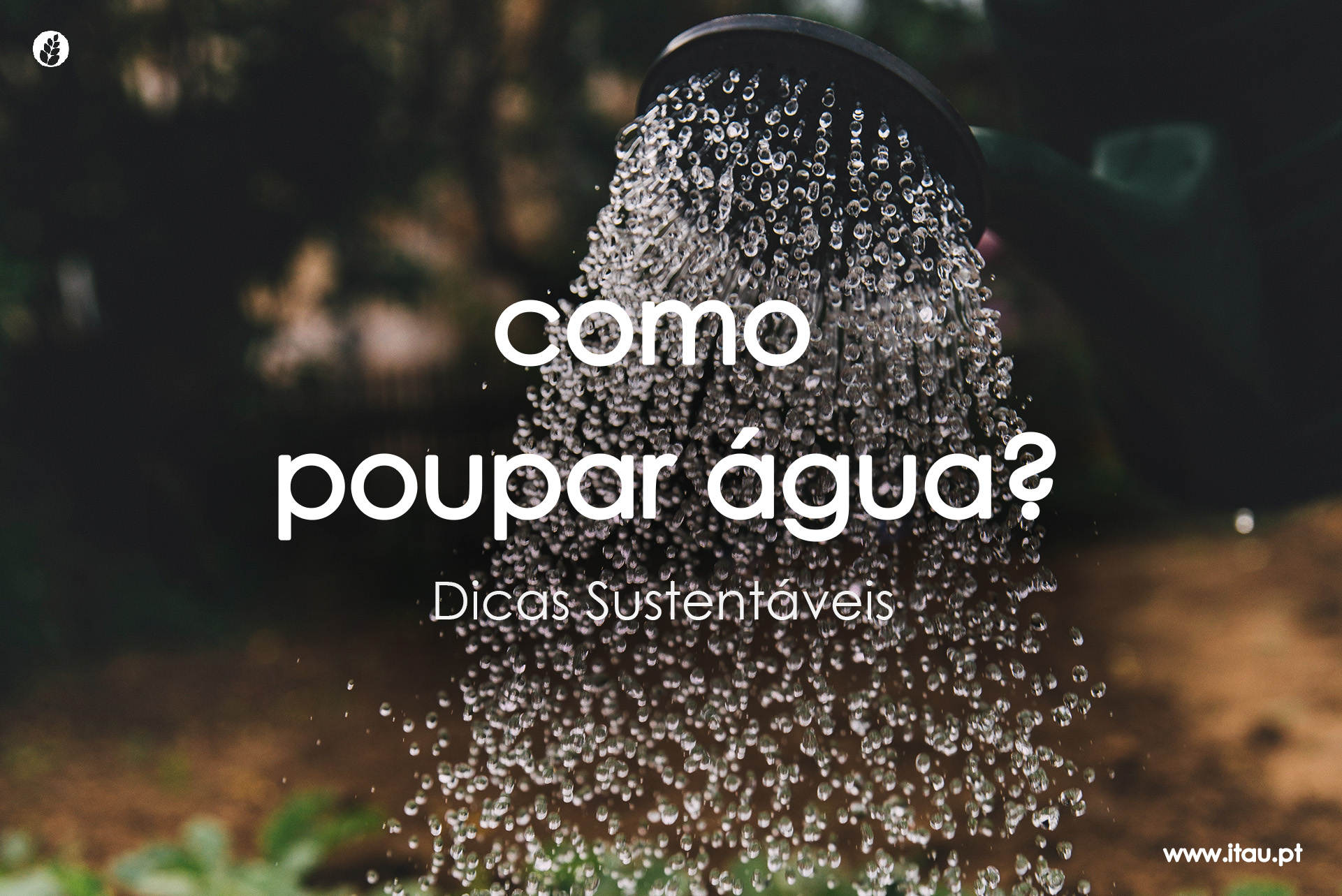 Como poupar água?